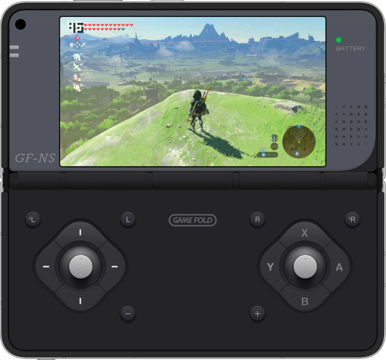 GameFold 在折叠屏上运行 Switch 游戏的效果